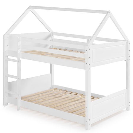 Twin Over Twin Bunk Bed 