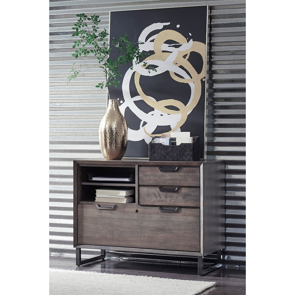 Aspenhome Harper Point Combo File Cabinet