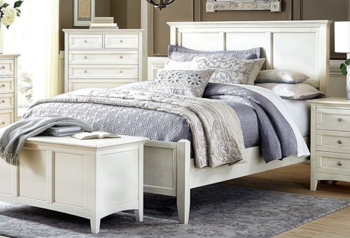 Contemporary Queen Panel Bed