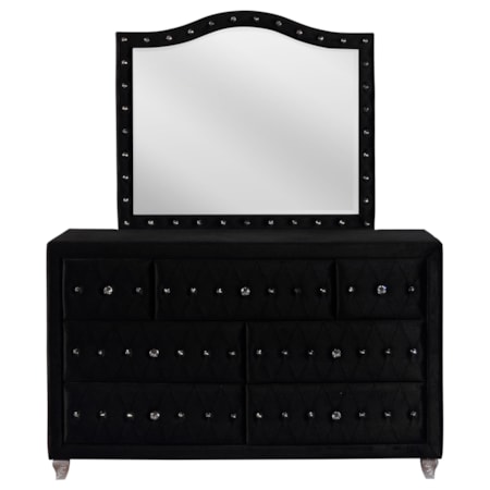 7-drawer Dresser w/ Mirror