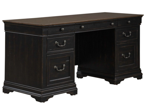 Traditional 7-Drawer Jr. Executive Desk