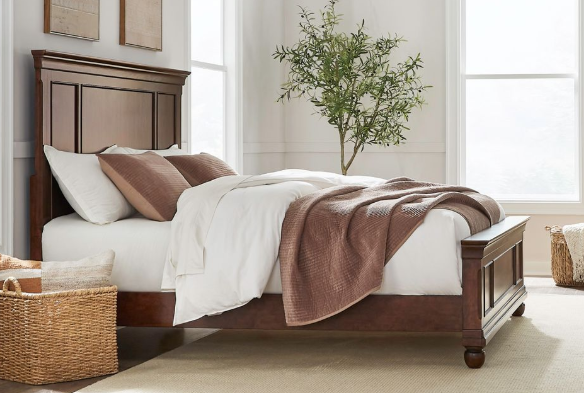 Liberty Furniture Rustic Traditions King Panel Bed