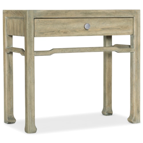 Coastal 1-Drawer Nightstand with Soft-Close Drawer