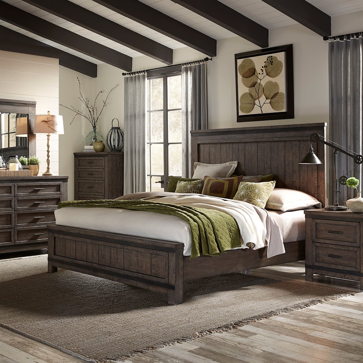 Libby Thornwood Hills 5-Piece California King Panel Bed Set