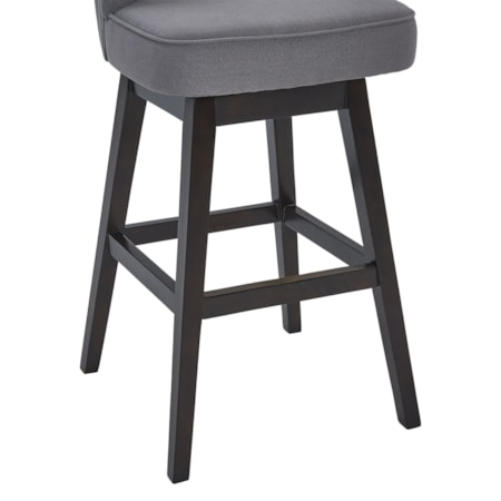 26&quot; Counter Height Wood Swivel Barstool