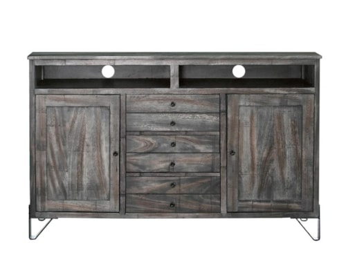 Industrial Solid Wood 60" TV Stand