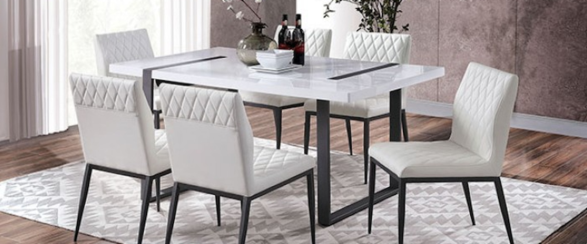 Contemporary 7-Piece Dining Set