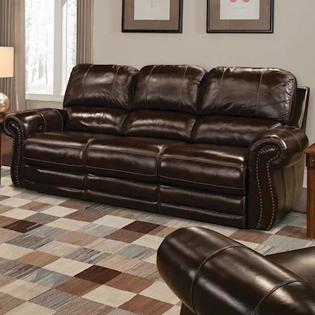 Traditional Power Sofa with Power Headrest