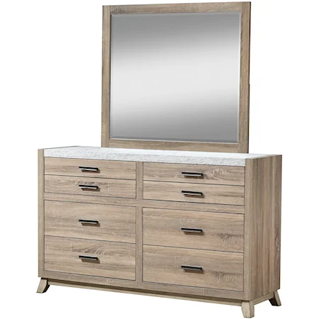 Dresser and Mirror