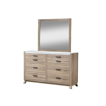 Dresser and Mirror