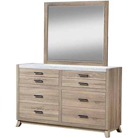 Dresser and Mirror