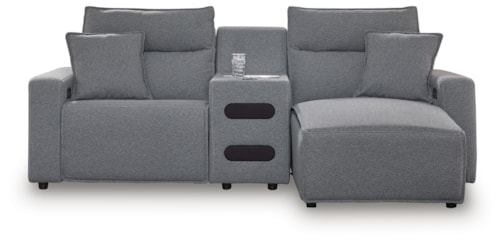 3-Piece Power Reclining Sectional With Chaise
