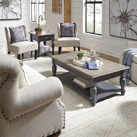 3-Piece Farmhouse Occasional Set