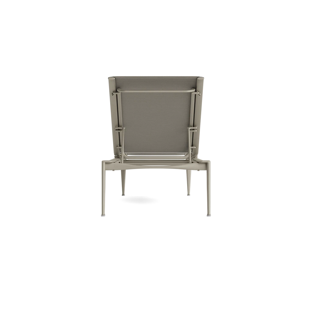 Stacking Adj. Armless Sling Chaise Lounge