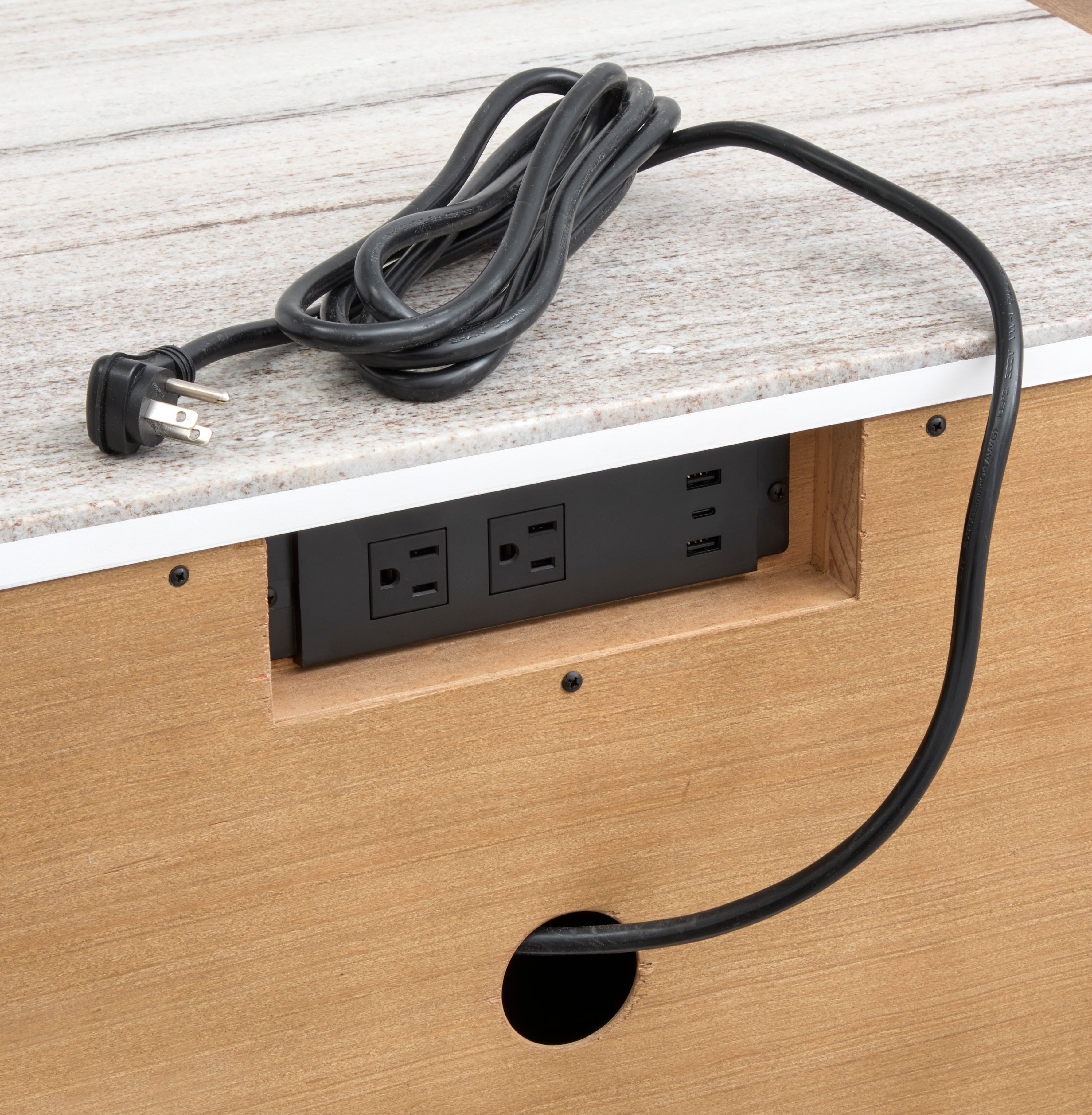 Magnussen Home Plum Creek 2-Drawer Open Nightstand