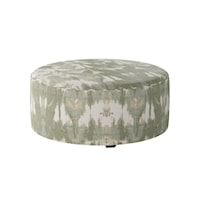 Round Cocktail Ottoman