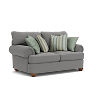 Loveseat with Rolled Arms