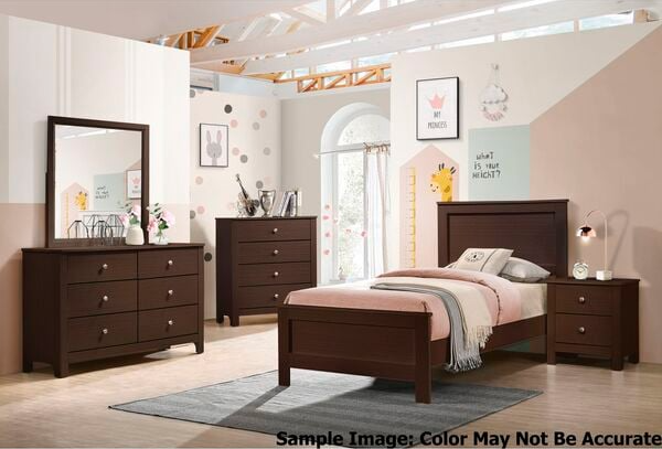 6-Drawer Dresser and Square Mirror Set