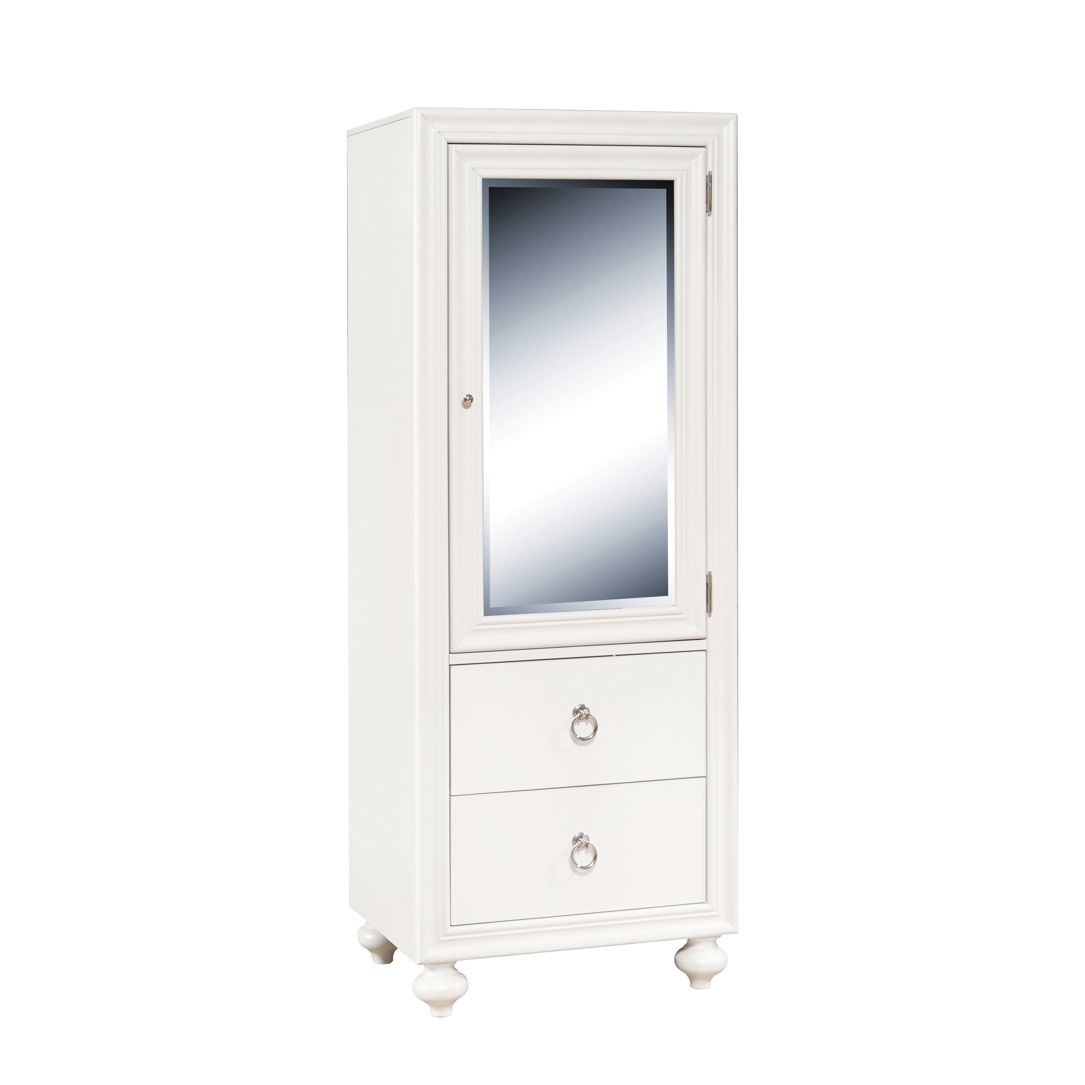 Samuel Lawrence Bella White Youth 2-Drawer Wardrobe