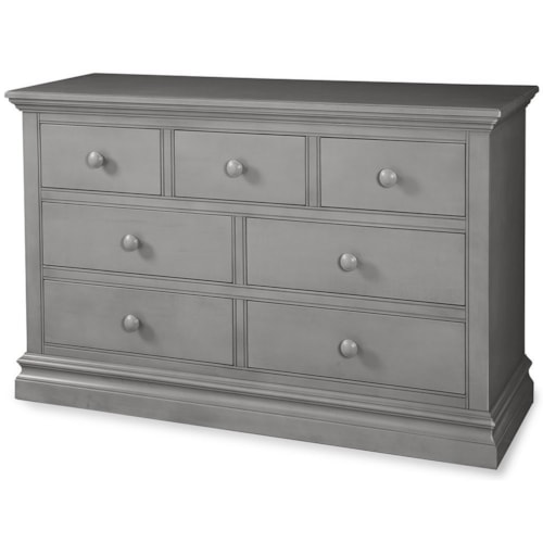 Casual Dresser with Solid Wood Drawers