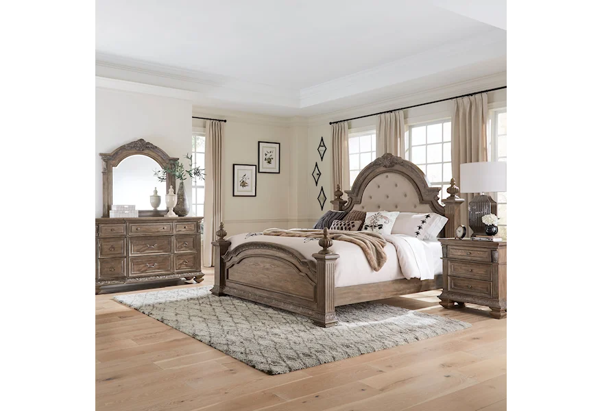 Carlisle Court King 4-Piece Bedroom Set by Liberty Furniture at Westrich Furniture & Appliances
