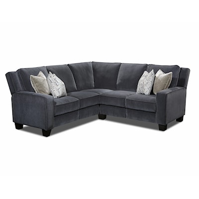 Southern Motion West End L-Shape Sectional with Power Headrests