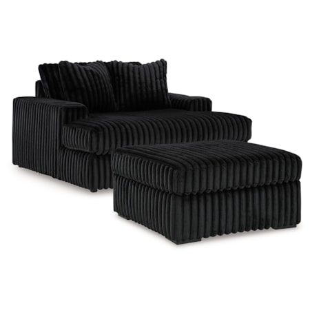 Oversized Chaise & Oversized Accent Ottoman