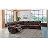 Benchcraft Family Circle Reclining Sectional