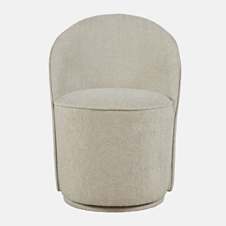 Swivel Dining Chair (2/CTN) - Grey