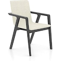 Contemporary Upholstered Fixed Chair
