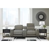 Signature Design by Ashley Correze Power Reclining Loveseat w/ Console