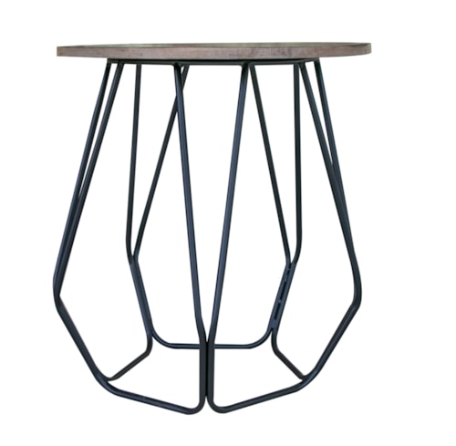 Transitional End Table