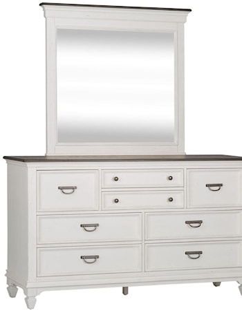 8-Drawer Dresser & Mirror