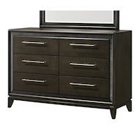 Saratoga Contemporary 6-Drawer Dresser
