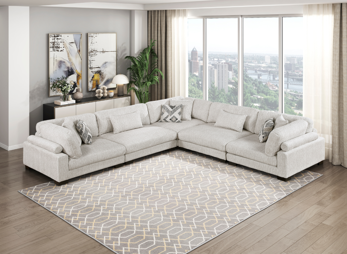 5-Piece Sectional Sofa