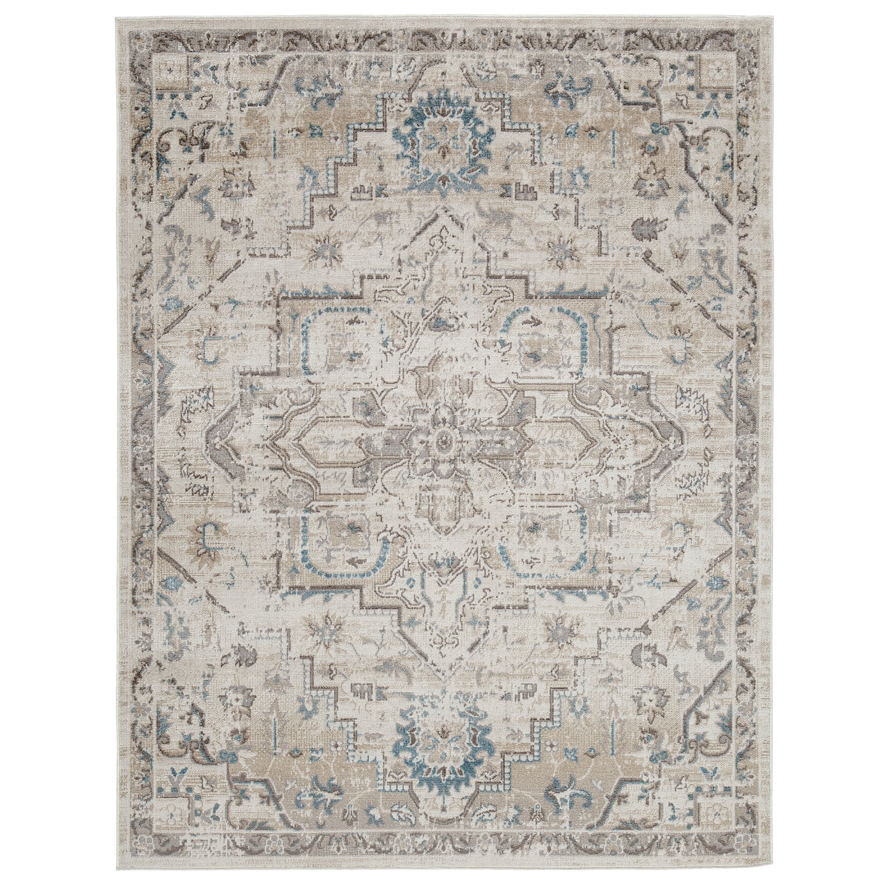 Ashley Furniture Signature Design Machine Washable Rugs Barkham 5'3" x 7' Rug