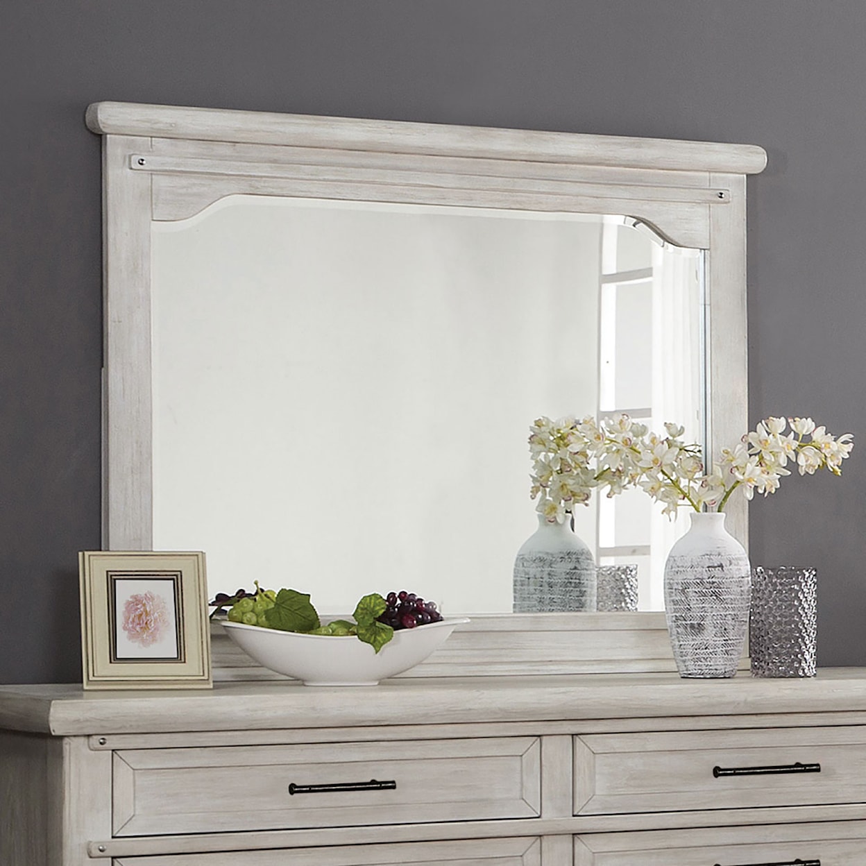 Furniture of America Shawnette Dresser Mirror