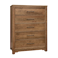 Rustic 5-Drawer Chest of Drawers