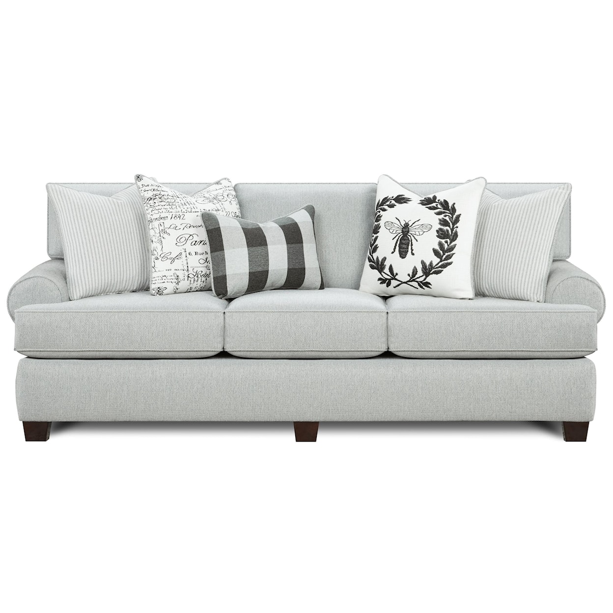 Fusion Furniture 39 DIZZY IRON Sofa