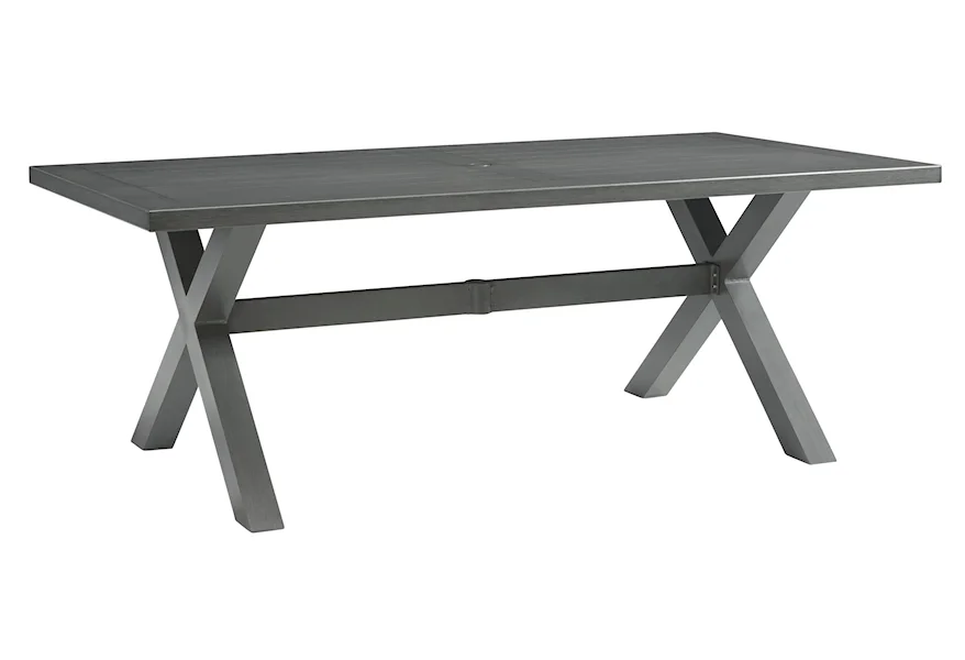 Elite Park Outdoor Dining Table by Signature Design by Ashley at VanDrie Home Furnishings