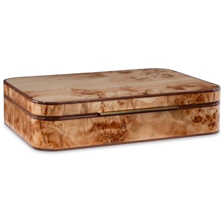 Bleached Walnut Burl Box