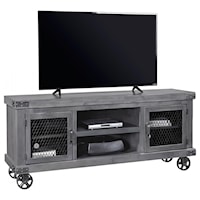 74" Console with 2 Doors and Casters