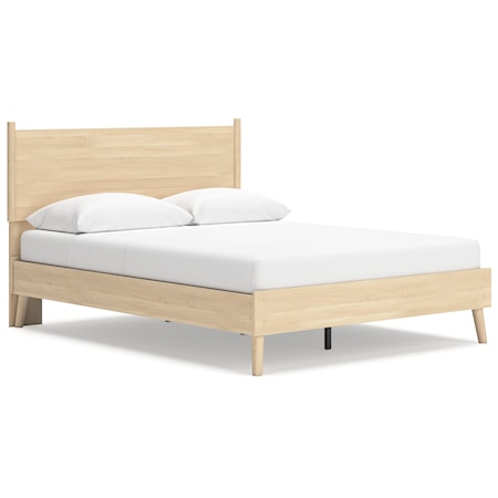 Queen Platform Panel Bed