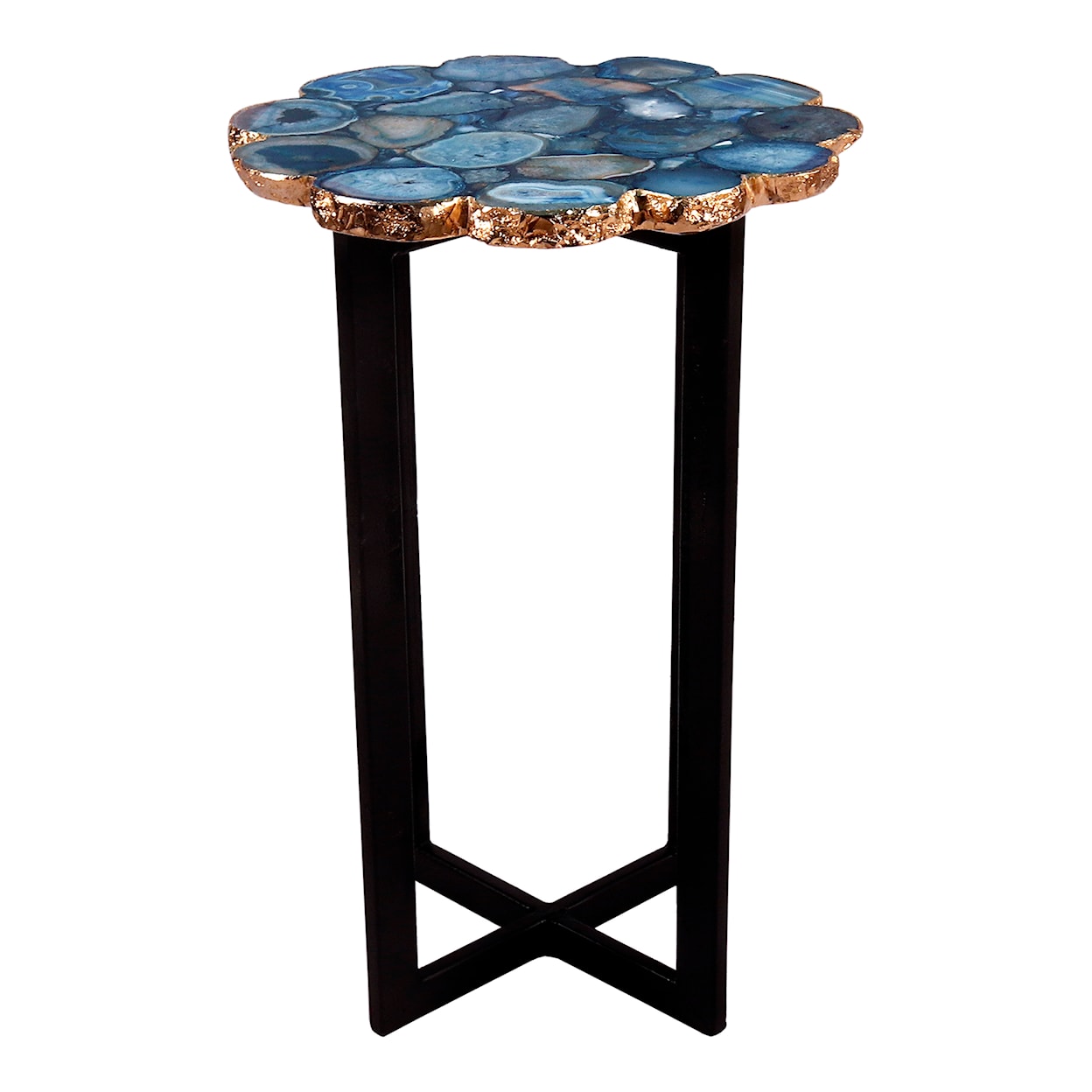 Moe's Home Collection Azul Azul Agate Accent Table