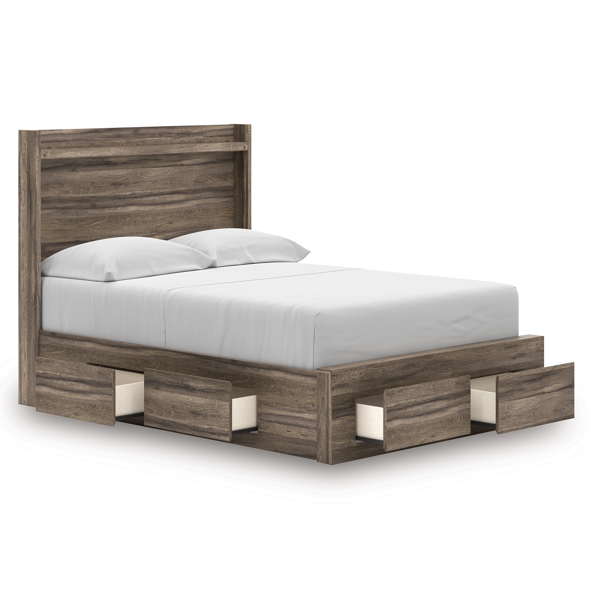 Full Panel Storage Bed