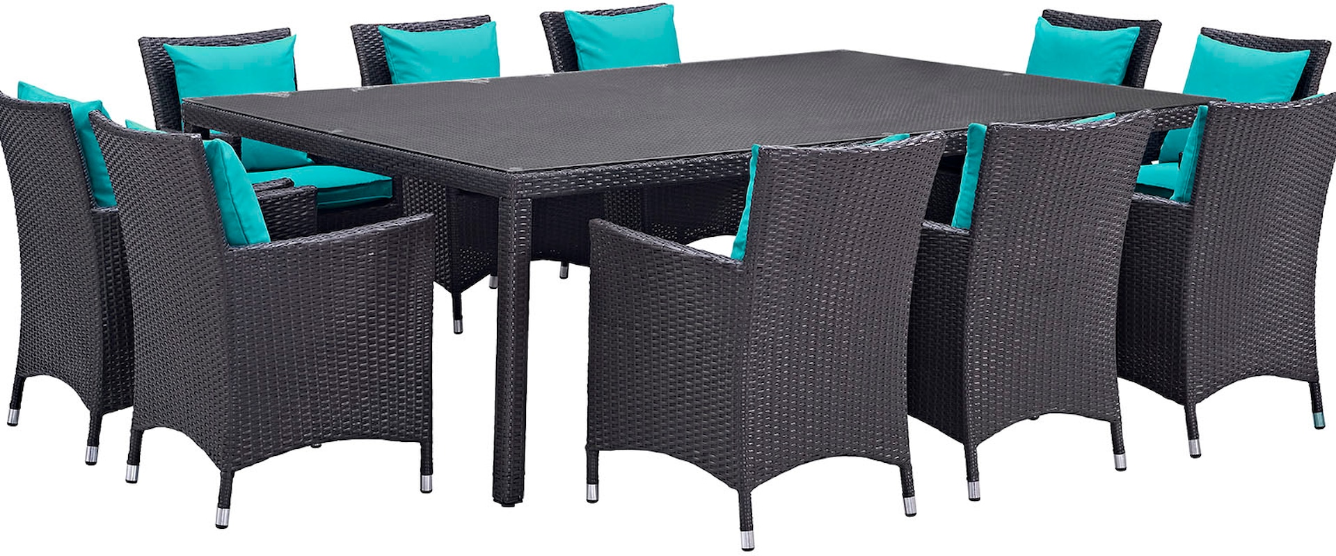 11 Piece Outdoor Patio Dining Set