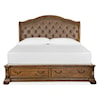 Magnussen Home Durango Bedroom California King Upholstered Sleigh Bed