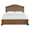 Magnussen Home Durango Bedroom King Upholstered Sleigh Bed