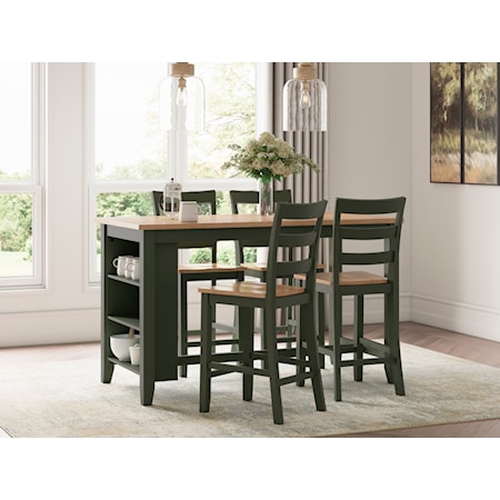 5-Piece Counter Height Dining Table