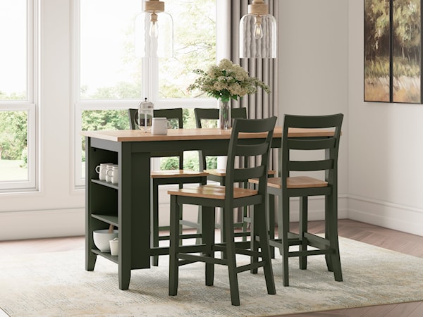 5-Piece Counter Height Dining Table